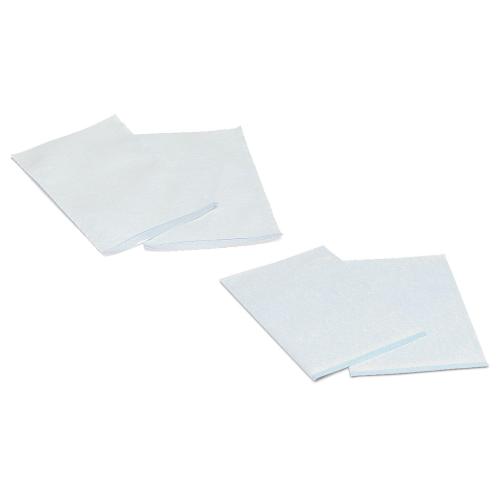 MANOPOLE IMPERMEABILI NON SAPONATE AZZURRE - MISURE 160x230 mm - IN CARTA A SECCO POLITENATA - LA CONFEZIONE CONTIENE 100 MANOPOLE