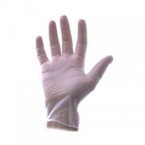 GUANTI IN VINILE (Taglia S) senza polvere - Conf. 100 pezzi - ANALLERGICI RESISTENTI ALLO STRAPPO ED ALLA PERFORAZIONE - COMPLETAMENTE PRIVI DI POLVERI - IDEALI PER PELLI SENSIBILI E DELICATE - 