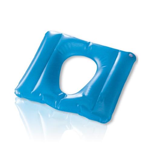 CUSCINO ANTIDECUBITO AD ACQUA CON FORO (Misure 45x50 cm) IN PVC E TUBO DI RIEMPIMENTO