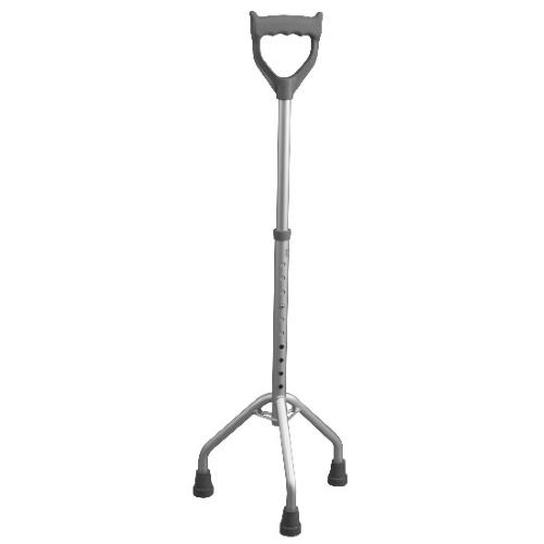 TRIPODE IN ALLUMINIO A BASE LARGA CON MANICO CHIUSO ED IMPUGNATURA ANATOMICA - REGOLABILE IN ALTEZZA