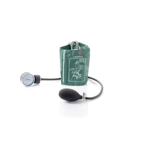 SFIGMOMANOMETRO AD ANEROIDE COORDINATO (Verde foresta) E SENZA FONENDOSCOPIO - CASSA IN LEGA LEGGERA VERNICIATA - LATEX FREE - 