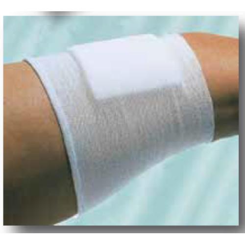 Prontotube bianco (Tg 9 - 10 cm x 20 m) Maglia tubolare paraffinata in puro cotone 100%, per fissaggio e medicazione, per copertura della cute affetta da malattie di tipo infiammatorio - Protezione su medicazioni con pomate e unguenti