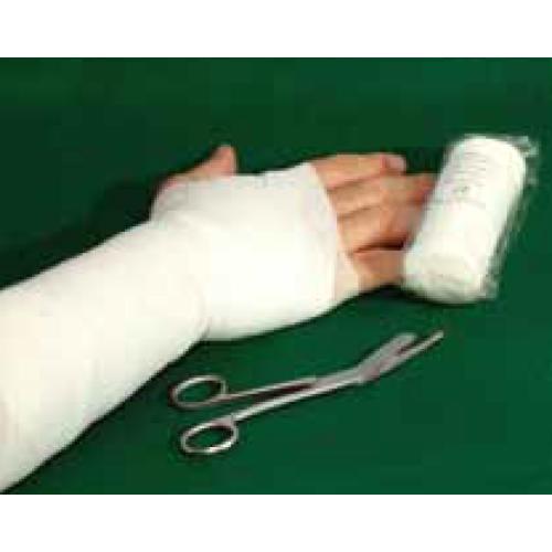 FISIOIDEAL SOFT (15 cm x 4,5 m tesa) - BENDA MONOESTENSIBILE BIANCA (Estensibilità 90% circa) INDICATA PER IL FISSAGGIO DI COMPRESSE DI MEDICAZIONI, BENDAGGIO LEGGERO DI PROTEZIONE, DI COPERTURA SU POMATE ED UNGUENTI 