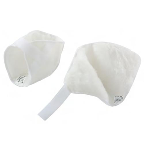 TALLONIERA/GOMITIERA (Paio) A CUFFIA IN POLIESTERE - LAVABILE E STERILIZZABILE - INDICATA NELLA PREVENZIONE DELLE PIAGHE DA DECUBITO AI GOMITI ED AI TALLONI NEI LUNGODEGENTI