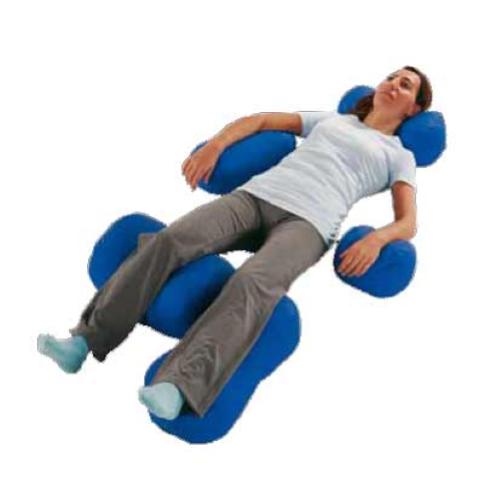 KIT 5 CUSCINI POSIZIONATORI (25x37, 19x31, 19x17, 40x20x13, 50x28x13 cm) - REALIZZATO CON MICROSFERE IN POLISTIRENE AUTOESTINGUENTI - DOPPIO RIVESTIMENTO IN TESSUTO BIELASTICO IMPERMEABILE, TRASPIRANTE, SANIFICABILE