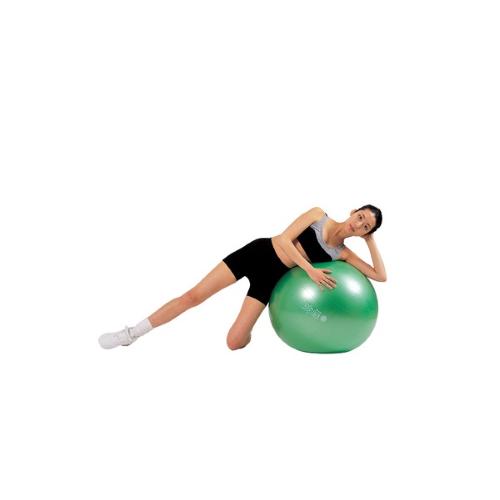 PALLONE PER RIABILITAZIONE Dim. Ø 55 cm. (Verde) GYMNIC PLUS - UTILIZZATO NEL SETTORE RIABILITATIVO SPORTIVO E DEL FITNESS. TESTATO PER SUPPORTARE 120 Kg. (BRQ= Qualità resistente allo scoppio)
