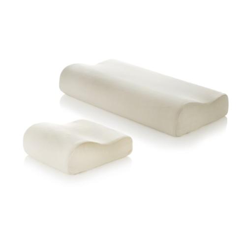 FIRM - CUSCINO CERVICALE IN MEMORY FOAM (60 x 30 x h. 11/9 cm) SI MODELLA ALLA FORMA DELLA TESTA E DEL COLLO CREANDO UN SUPPORTO PERFETTO - INDICATO IN CASO DI MAL DI TESTA, DOLORE AL COLLO, ALLA SPALLA E INSONNIA - COMPLETO DI FODERO REMOVIBILE