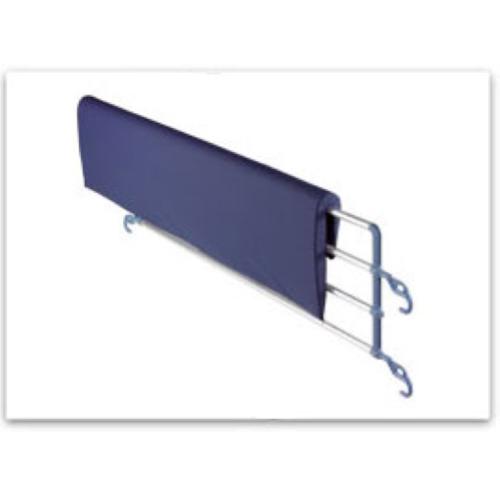 PARASPONDE IN POLIURETANO (Paio - 2 pz) (1900 x 30 x 450 mm) CON INNESTI AD INCASTRO + FISSAGGIO - PER LETTI DA DEGENZA - RIVESTIMENTI DI RICAMBIO DISPONIBILI - fodera asportabile e sanificabile 