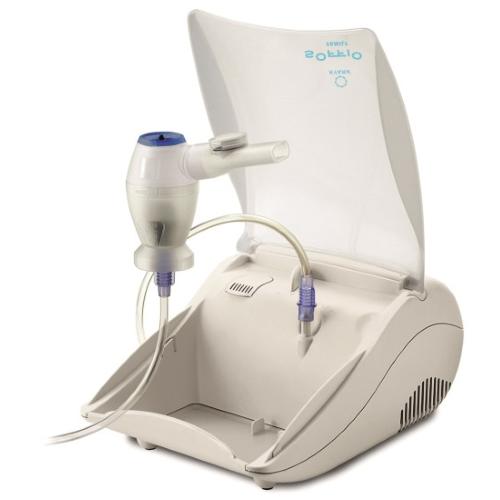 SOFFIO FAMILY- AEROSOL TERAPIA - A PISTONE CON MOTORE AD INDUZIONE - DA TAVOLO - ALTE PRESTAZIONI - DIMENSIONI CONTENUTE E SEMPLICE DA UTILIZZARE - Ampolla Fasterjet®