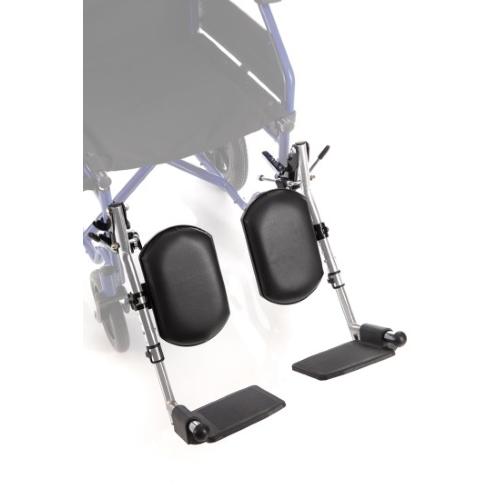 NOLEGGIO PEDANE ELEVABILI CROMATE - (PAIO) - PER CARROZZINE MODELLI: CP1xx, CP2xx, CP3xx, CP5xx, CP6xx