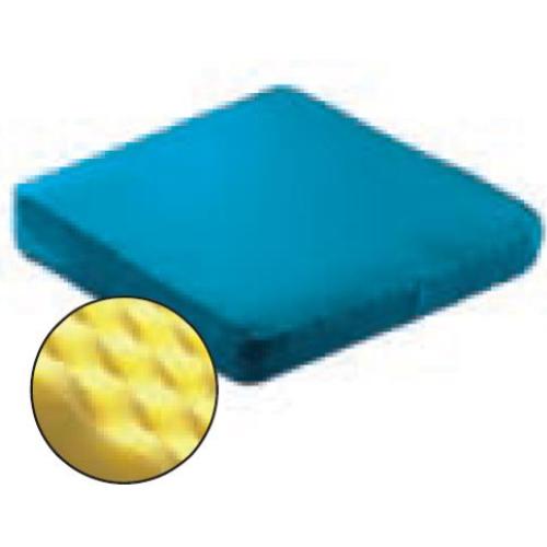 CUSCINO ANTIDECUBITO ECONOMICO (40 x 40 x 6 cm) in visco-elastico - Fodera in cotone jersey - Permette una traspirazione ottimale - Ideale per letto, carrozzina, auto.