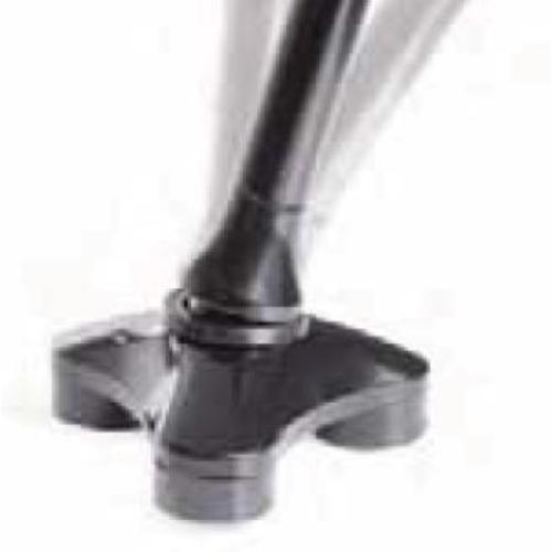 PUNTALE OSCILLANTE IN ALLUMINIO (Adatto per tubo Ø >16.1 - 18.8 mm) CONSENTE DI TENERE IL BASTONE IN POSIZIONE VERTICALE QUANDO NON UTILIZZATO 