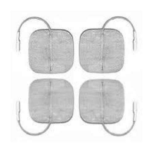 ABIDA SMARTRODE PLUS (50x50mm) - (Conf. 4 pezzi) ELETTRODI con CONNETTORE DA 2 mm per elettrostimolatore