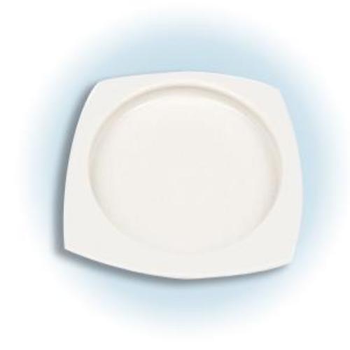 PIATTO CON BORDO RIALZATO (2 cm) - INFRANGIBILE - FACILITA L'ALIMENTAZIONE AUTONOMA