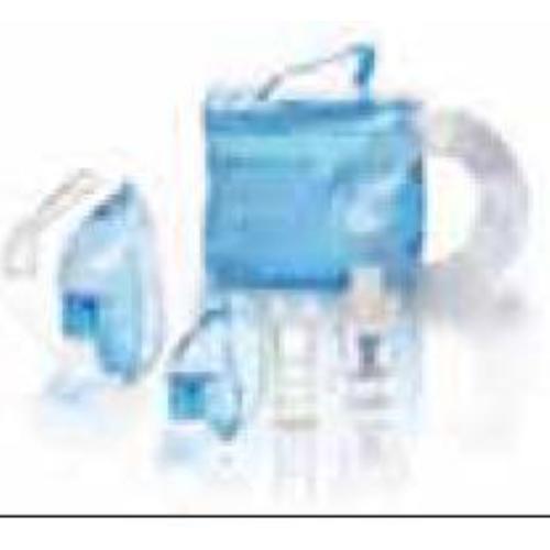 KIT COMPLETO 6 ACCESSORI IN BUSTA per aerosol: 1 boccaglio, 1 maschera adulti,  1 maschera bambini, 1 forcella nasale, 1 ampolla, 1 tubo con raccordi
