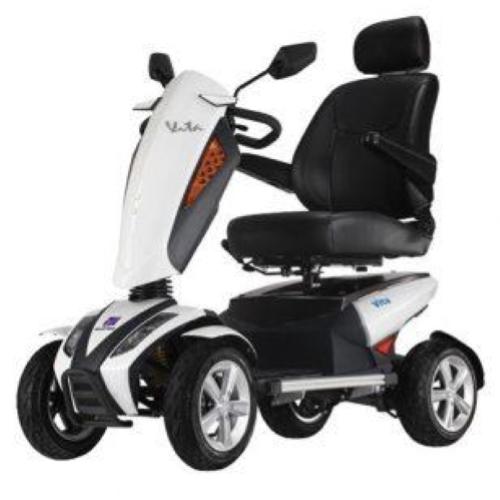 VITA S12 - scooter moderno ed elegante, regolazioni della seduta e del piantone dello sterzo - luci a led, segnalatori acustici, display a cristalli liquidi - massima sicurezza, unita al comfort dell’utilizzatore
