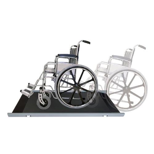 BILANCIA DIGITALE A PIATTAFORMA CON RUOTE - ANCHE BARIATRICA - PROFESSIONALE PORTATA MAX 300 Kg "ALTA CAPACITA'" - Alimentazione elettrica con batterie ricaricabili. Visore con due display LCD per la visualizzazione dei dati