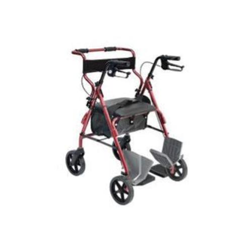 Rollatore ROLLY – 2 Rollator in alluminio pieghevole e facilmente richiudibile per uso esterno ed interno. portata max 100Kg