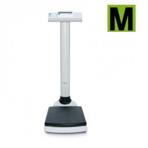SECA - Bilancia elettronica wireless a colonna - portata 300 kg, divisione 50 g < 150 kg > 100 g -  con altimetro integrato per uso medico -  NUMEROSE FUNZIONI