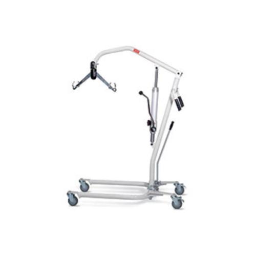 SOLLEVAMALATI IDRAULICO, Safelife (Portata max 150 kg) - STRUTTURA IN ACCIAIO VERNICIATO - RUOTE PIROETTANTI (2 con freno) - BASE REGOLABILE IN LARGHEZZA