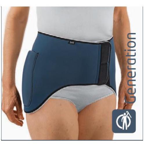 FASCIA PROTEGGI ANCHE (TG. XXXL) (130/140 cm Circonferenza Anche) con effetto di assorbimento dei colpi - Protettori rimovibili in spugna morbida viscoelastica