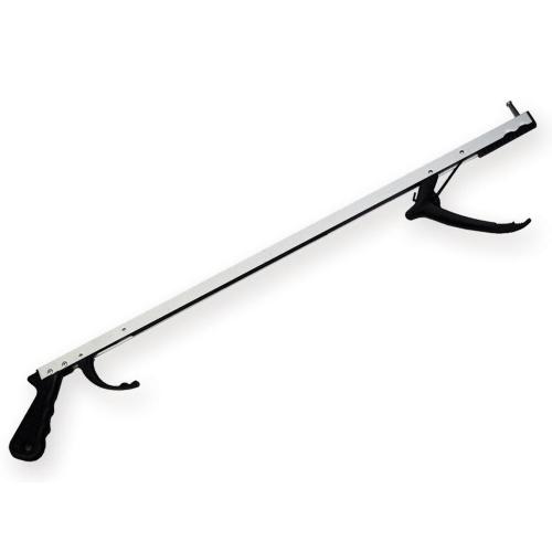 PINZA DA PRESA 66cm - Corpo in alluminio, manico in PP - 3 modi di afferrare: gancio in acciaio, punta magnetica, testa in gomma