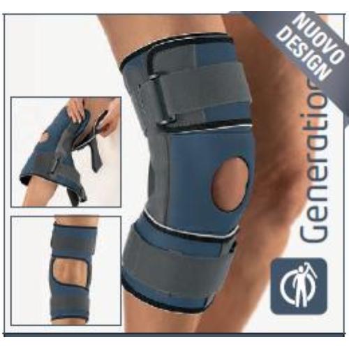 ORTESI PER GINOCCHIO - TG. 2 (M) - (Circonf. polpaccio 29 - 33 cm) - (Circonf. cosia 36 - 40 cm) -  Ortesi morbida con limitazione dei movimenti per guidare e sostenere l‘articolazione del ginocchio