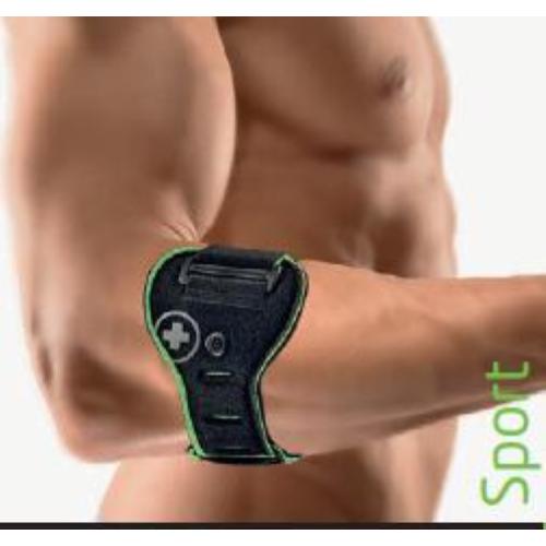 EPICONTUR SPORT - TUTORE PER EPICONDELITE - TG. UNICA - (Circonf. avanbraccio  21 - 35 cm) -  EpiContur® Sport - Presa morbida per epicondilite per lo scarico delle origini muscolari nell‘epicondilo ulnare o radiale