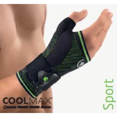 BORTH STECCA PER POLLICE - DESTRA TG.S - (Circonf. polso 15 - 17 cm) - Polsiera flessibile per il sostegno dell’articolazione metacarpo-falangea del pollice e dell’articolazione a sella del pollice