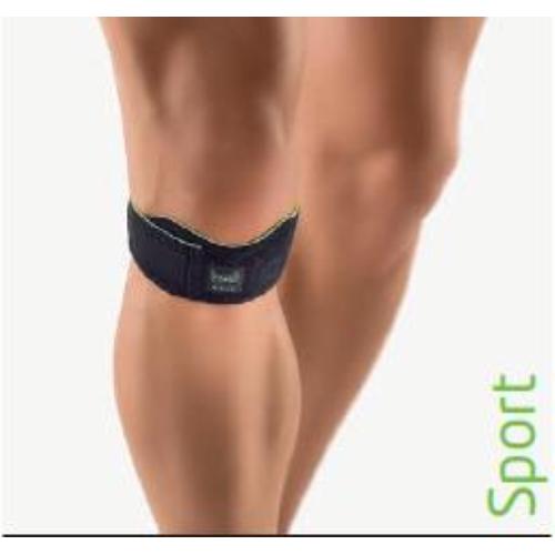 FASCIA PER TENDINE ROTULEO - TG.2 - (Circonf. ginocchio 34 - 41 cm) - bendaggio Kasseler per tendine rotuleo per lo scarico mirato dell‘articolazione del ginocchio