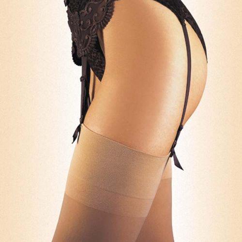 CALZA PER REGGICALZE 70 (Seta) - TAGLIA I (XS) - (Peso 43-52Kg) - Supporto classe II (Media), Supporto classe II (Media) - Calza per reggicalze, forma anatomica molto accurata e lavorazione particolare sul tallone e sulla punta 