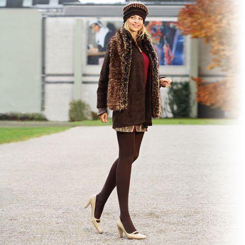 COLLANT MICROCOTTON (Caramello) - TAGLIA II (S) - (Peso 50-60 kg - Altezza 150-165 cm) - collant per il massimo benessere, La combinazione di materiali traspiranti e confortevoli sulla pelle rende il lussuoso confort ineguagliabile