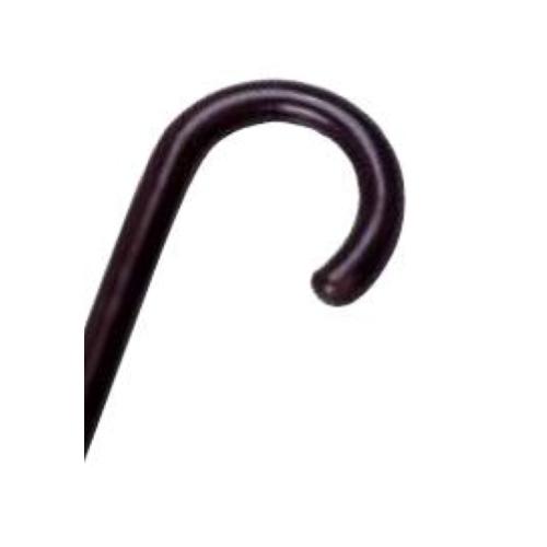 BASTONE (M) IN LEGNO DI CASTAGNO CON MANICO CURVO - lunghezza 92 cm - DA UOMO