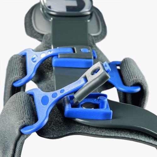 BORTH GENUXPRESS - TAGLIA M - larg. ginocchio 9.5 / 10.5 cm - giro coscia 47 / 54 cm - Ortesi per ginocchio a telaio sul principio dei 4 punti per il direzionamento e la stabilizzazione dell'articolazione del ginocchio