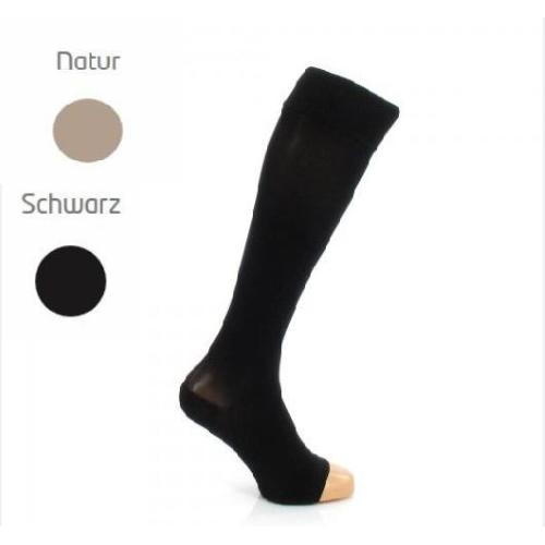 AktiVen® 100 AD CCL2 - punta aperta - NERA - GR. II - calza compressiva medicale, per le cure mediche di base