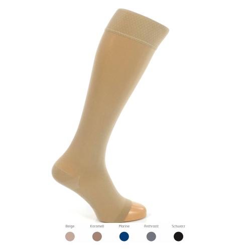 AktiVen® VITAL AD CCL2 - punta aperta - BEIGE - GR. II - calza compressiva confortevole e versatile
