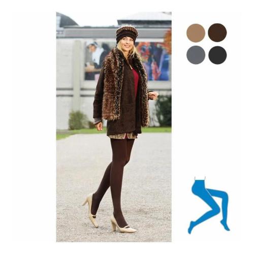 COLLANT MICROCOTTON (Caramello) - TAGLIA II (S) - (Peso 50-60 kg - Altezza 150-165 cm) - collant per il massimo benessere, La combinazione di materiali traspiranti e confortevoli sulla pelle rende il lussuoso confort ineguagliabile