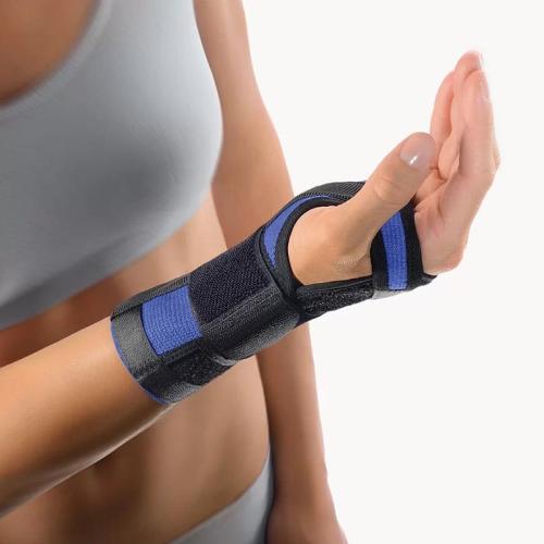 BORT Stecca in alluminio con fascia per polso - TG.M - (CM 17 - 19) - COLORE GRIGIO - MANO SINISTRA