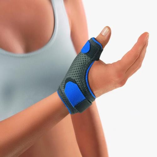 STECCA PER POLLICE CORTO (Grigio) TG. XS (13 -15 cm) Uguale per DX e SX - Ortesi morbida per l’immobilizzazione dell’articolazione metacarpo-falangea del pollice