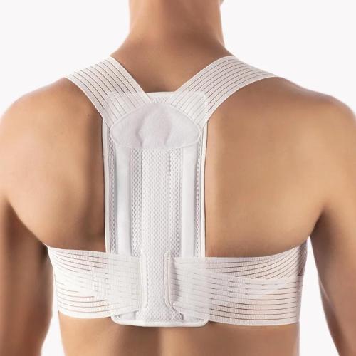 BORT StabiloFix Corsetto elastico - Grigio - TG. 3 (Circonf. sotto petto 95 - 110 cm) - Corsetto elastico per stabilizzare attivamente la colonna vertebrale toracica - Materiale traspirante - Forma sottile - Cinghie elastiche regolabili