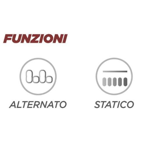 DOMUS 3 - KIT ANTIDECUBITO A CICLO ALTERNATO E STATICO - A 2 VIE - Materasso Nylon® + TPU traspirante/ impermeabile (200 x 90 x 13 h cm) 17 ELEMENTI INTERCAMBIABILI E COMPRESSORE CON REGOLAZIONE - PER PIAGHE DA DECUBITO FINO AL III STADIO