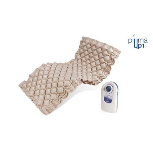 PIUMA UP1 - KIT ANTIDECUBITO A CICLO ALTERNATO - Materasso a bolle doppio in PVC (90 x 200 x h. 15,2 cm) 260 CELLE - COMPRESSORE CON REGOLAZIONE - TEMPO DI CICLO 6 MIN. - PER PIAGHE DA DECUBITO DI PRIMO STADIO